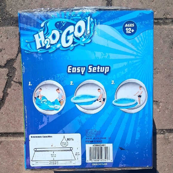 Bestway Fast Set Inflatable Pool - Blue - Picture 3 of 4